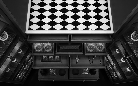 bar cabinet trunks