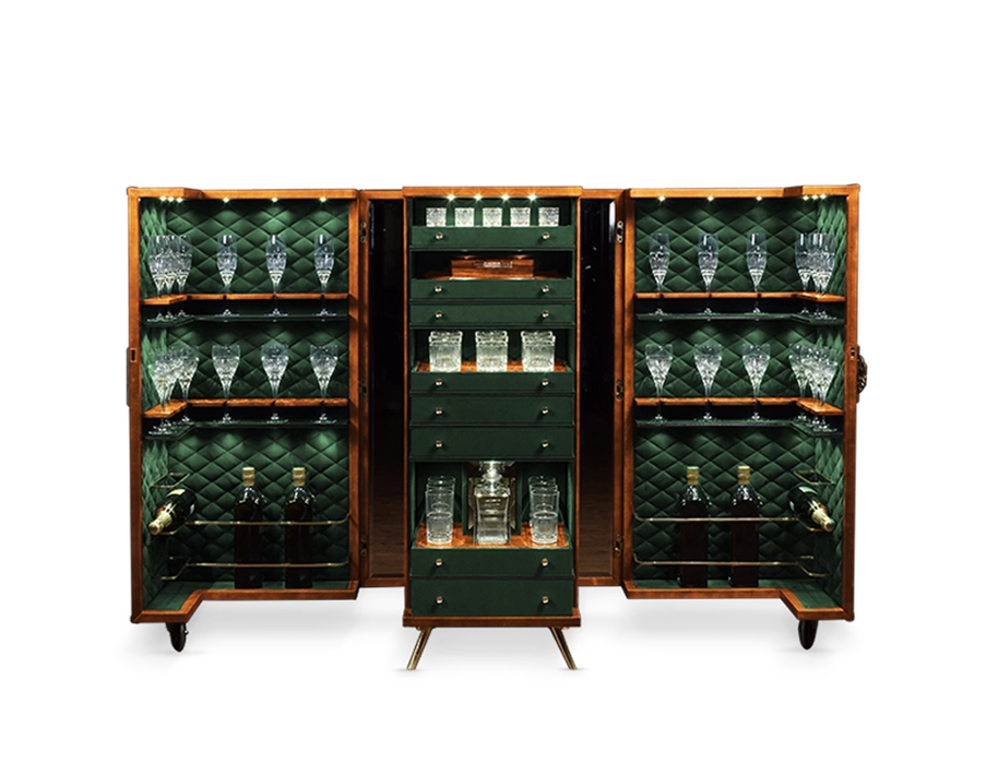 Small Bar Cabinet Trunk