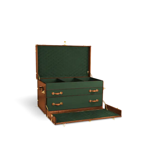 Steamer Trunk<Br>(with TWO drawer)