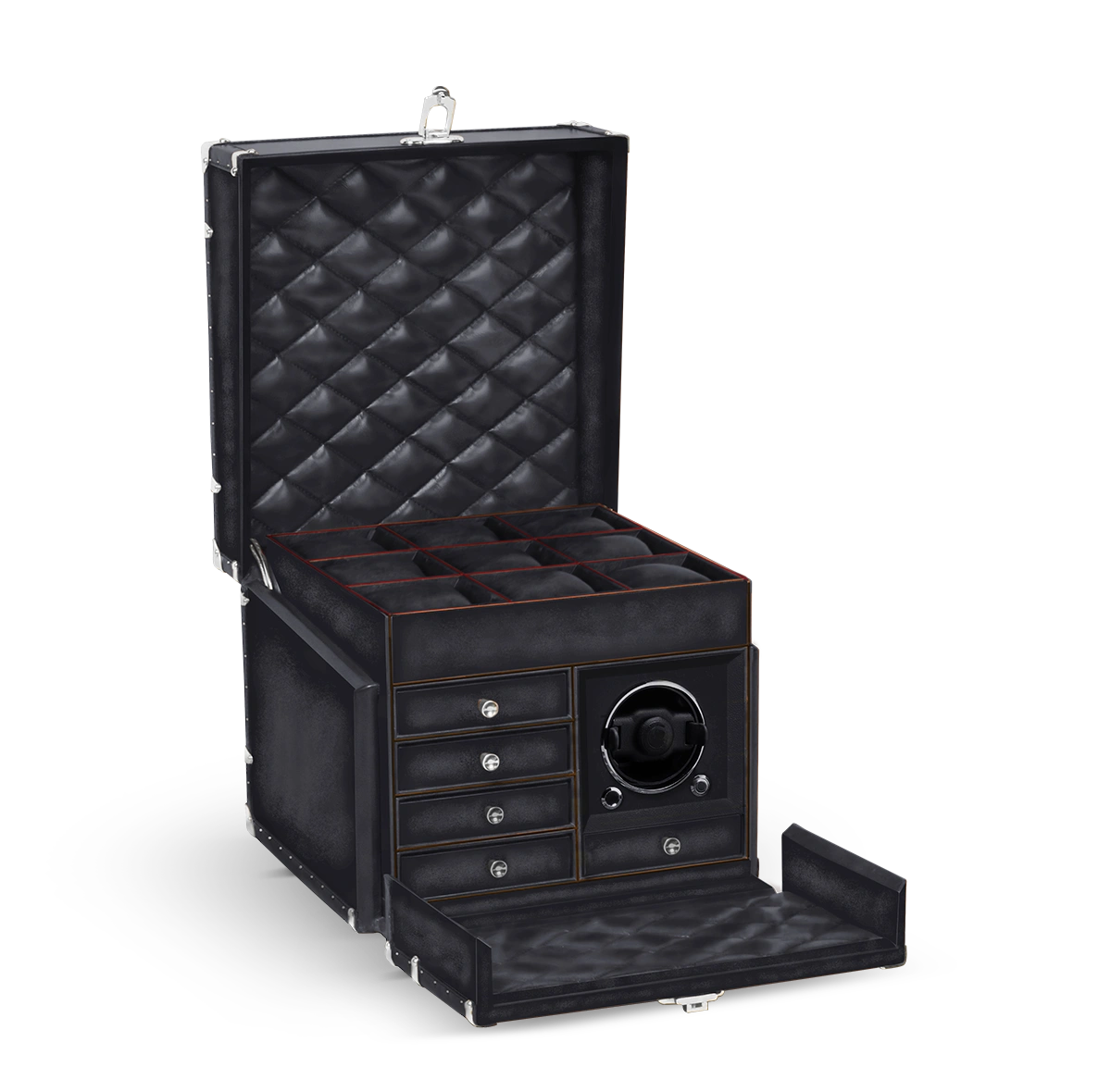 Large Watch Steamer Trunk