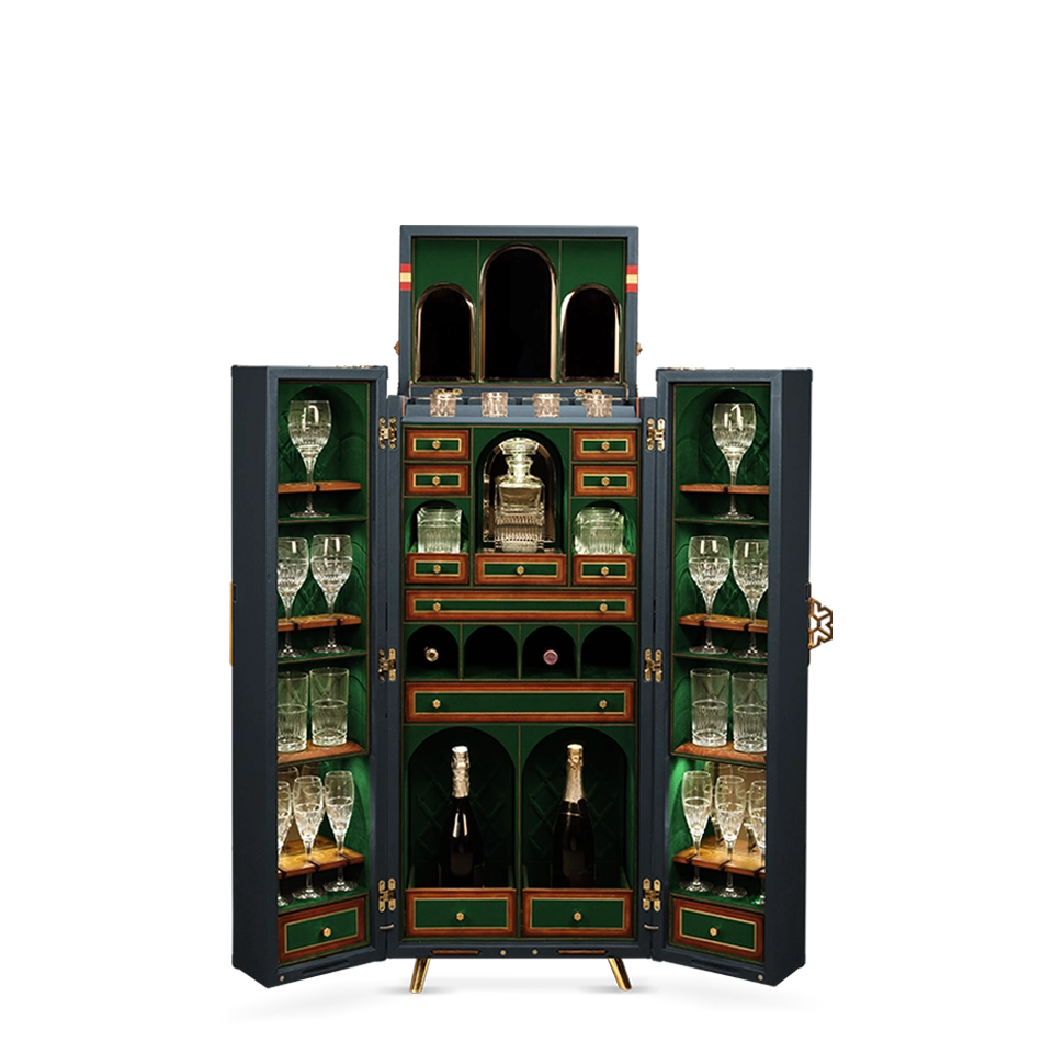 RAJPUTANA BAR CABINET TRUNK