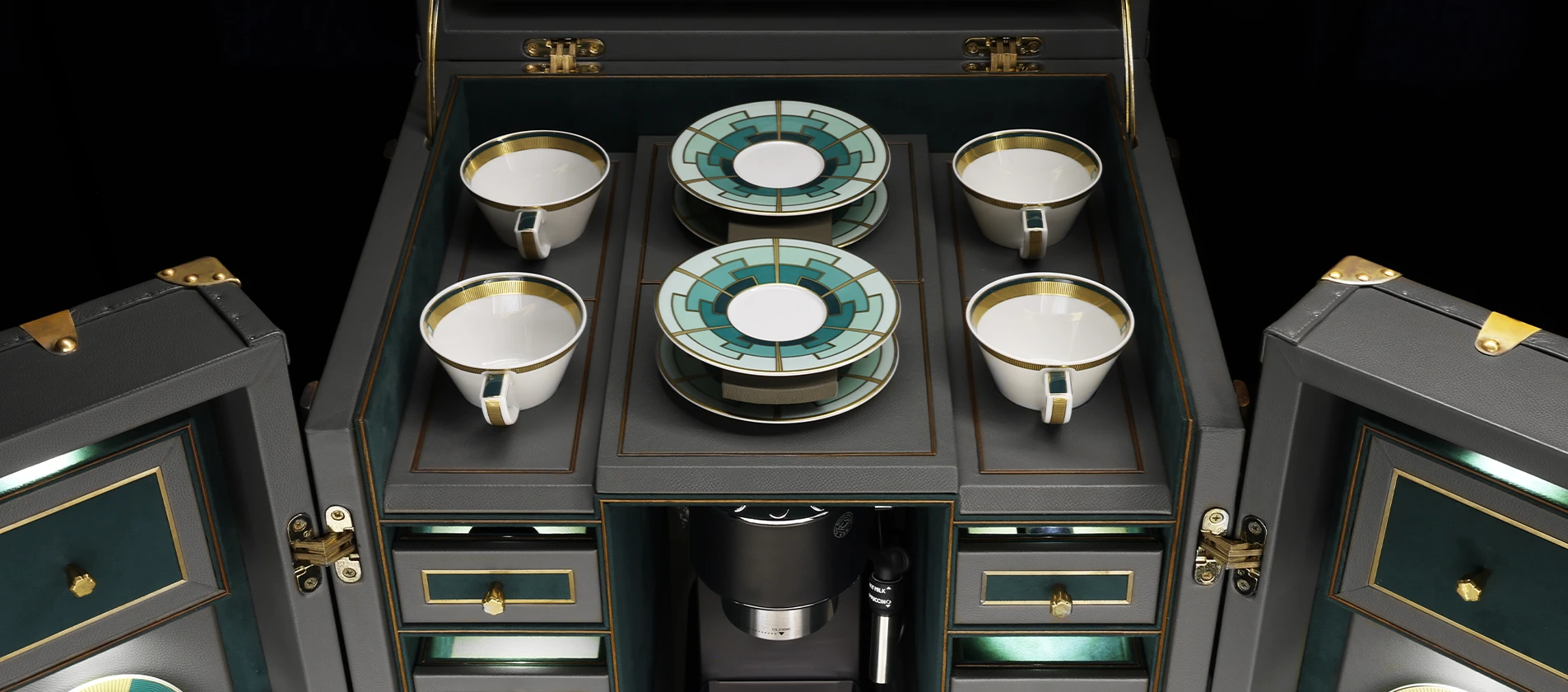Tea and Coffee Cabinet Trunk