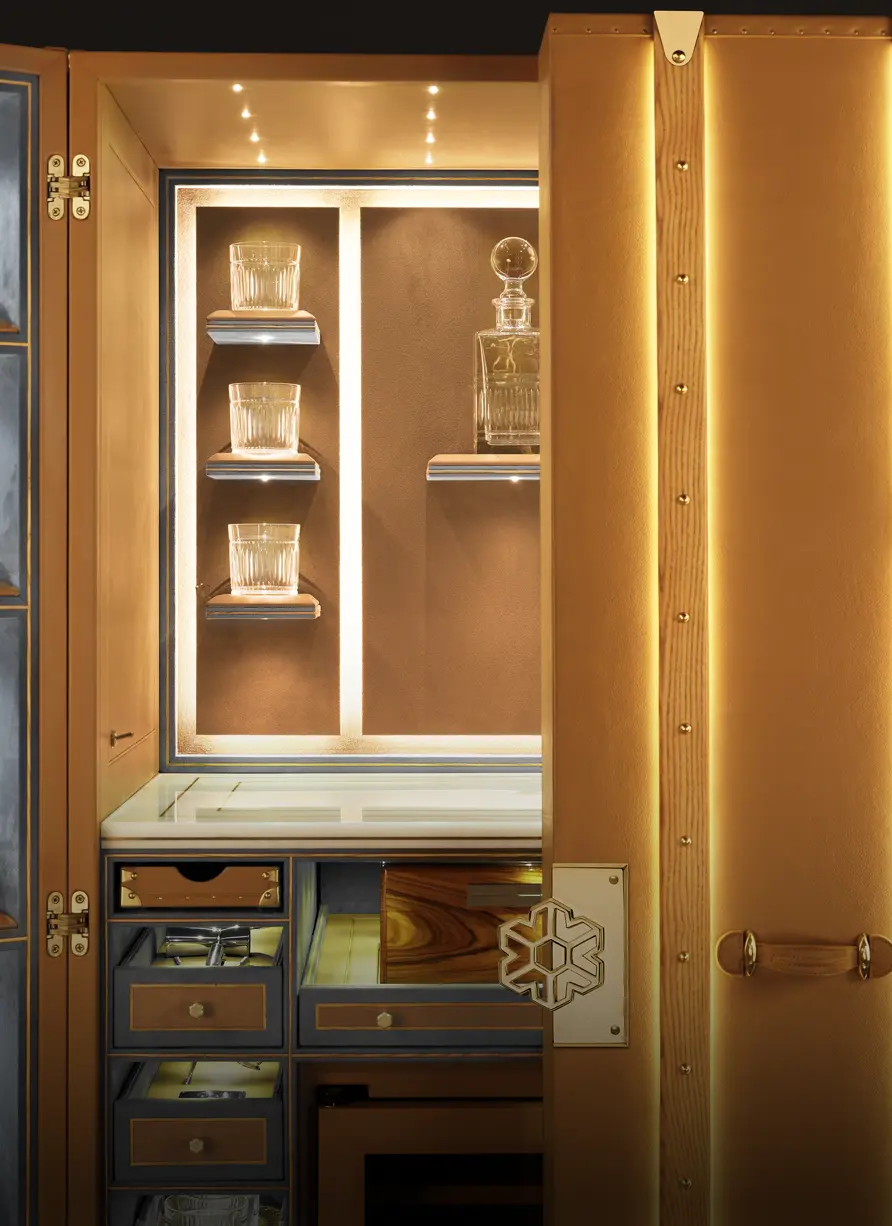 An artistic representation of trunks symbolizing spirit