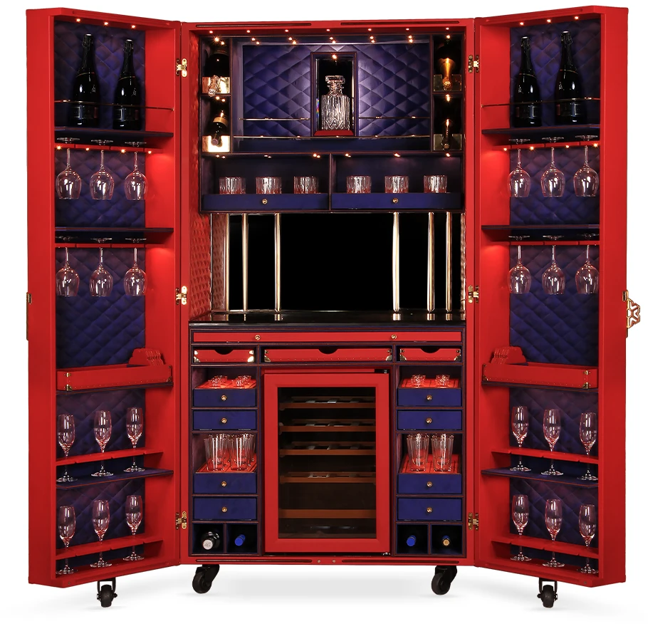 Large Bar Cabinet Trunk | Trunks of Spirit | Trunks Company Jaipur