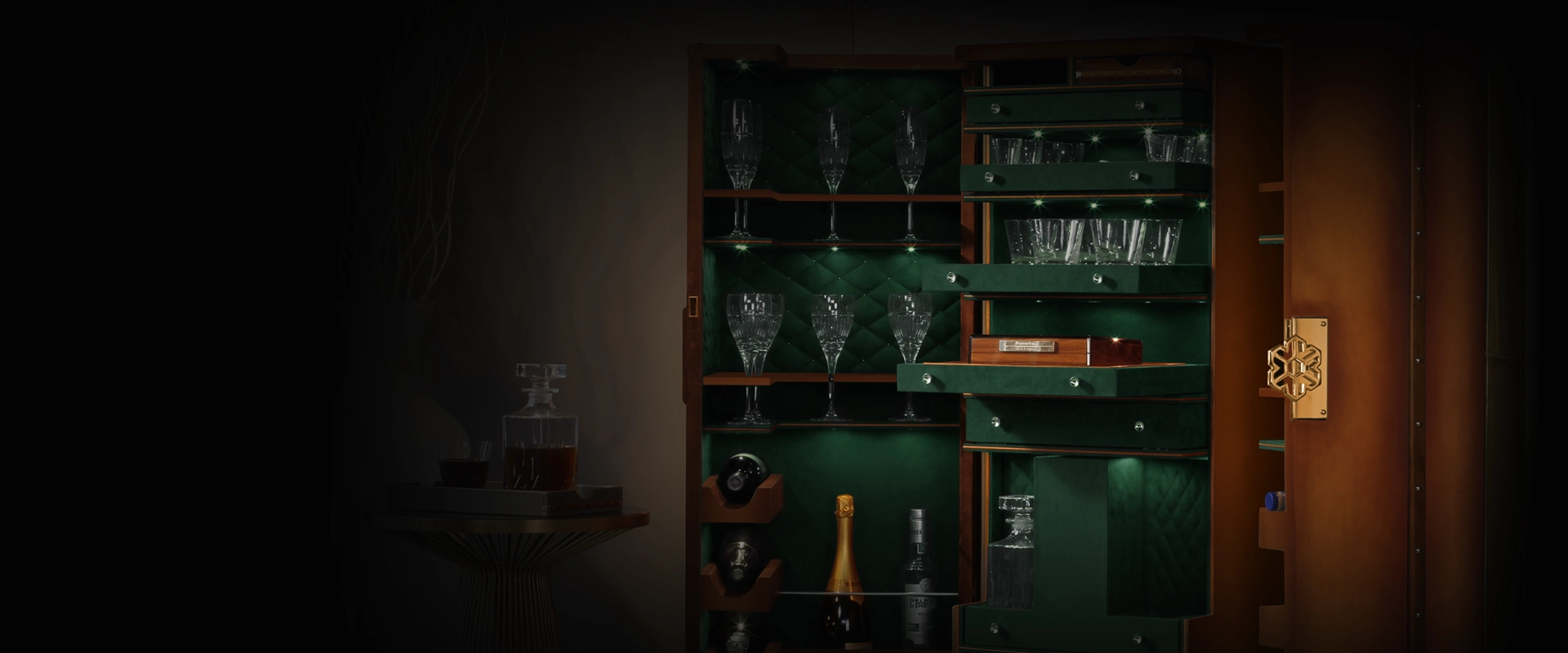 Rajputana bar cabinet